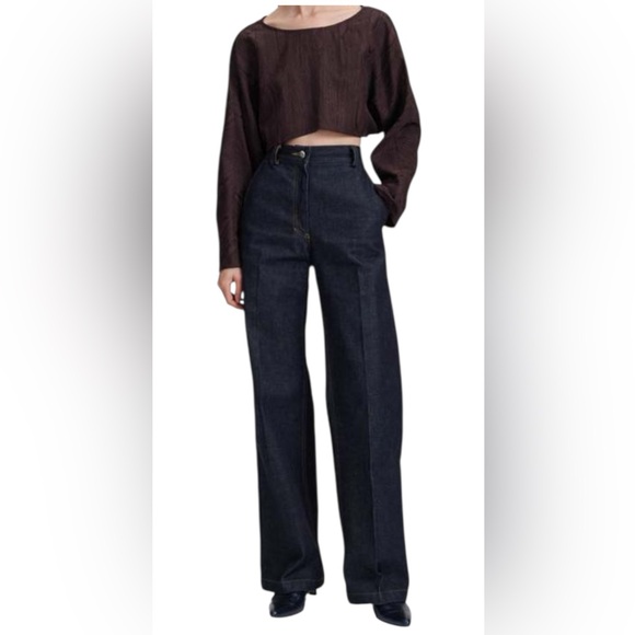 Rachel Comey Bridges,Super Raw Dark Blue Jeans Size 0, NWT,...